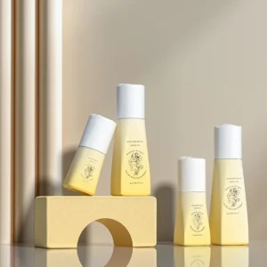 custom-printing-glass-vacuum-cosmetic-container custom logo glass vacuum cosmetic container