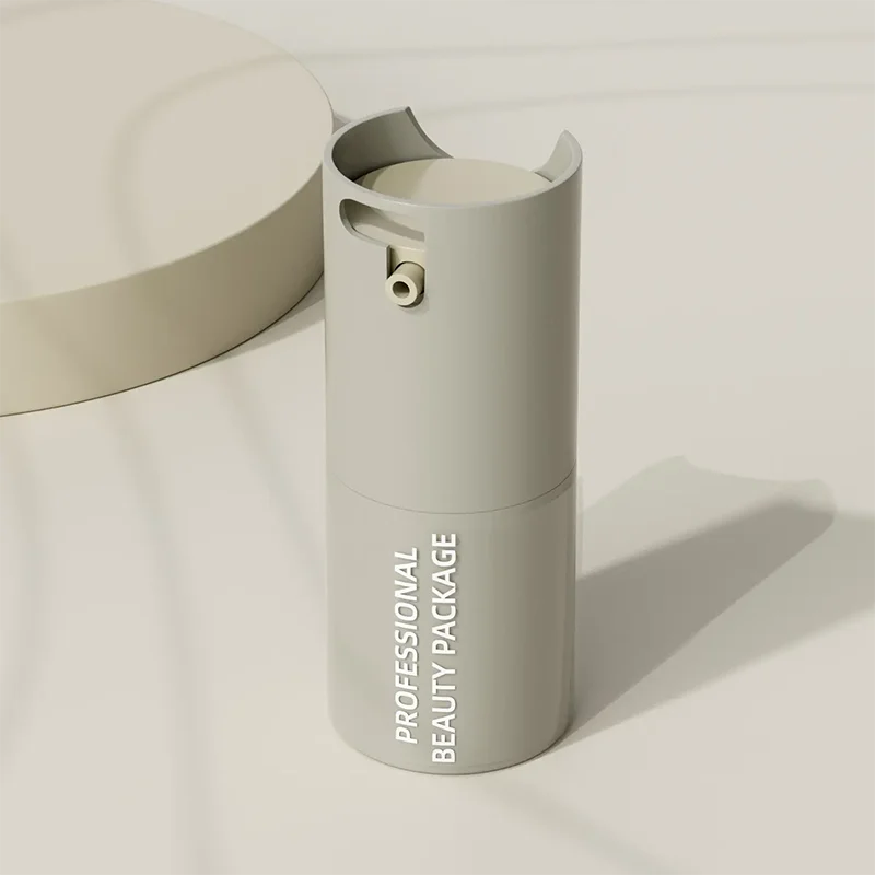 left right twist lock airless vacuum pump bottle