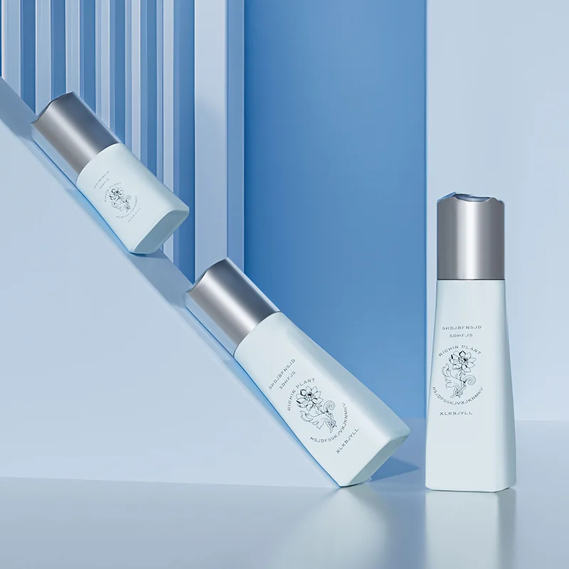 luxury skincare glass airless pump vacuum bottles