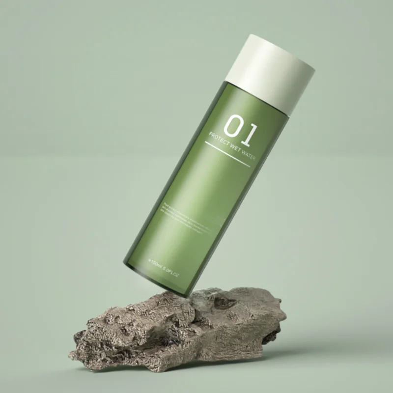 green PET toner bottle