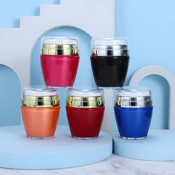 plastic vacuum cosmetic containers