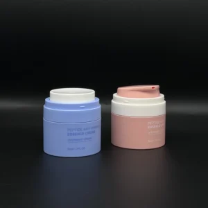 refillable airless face cream jar