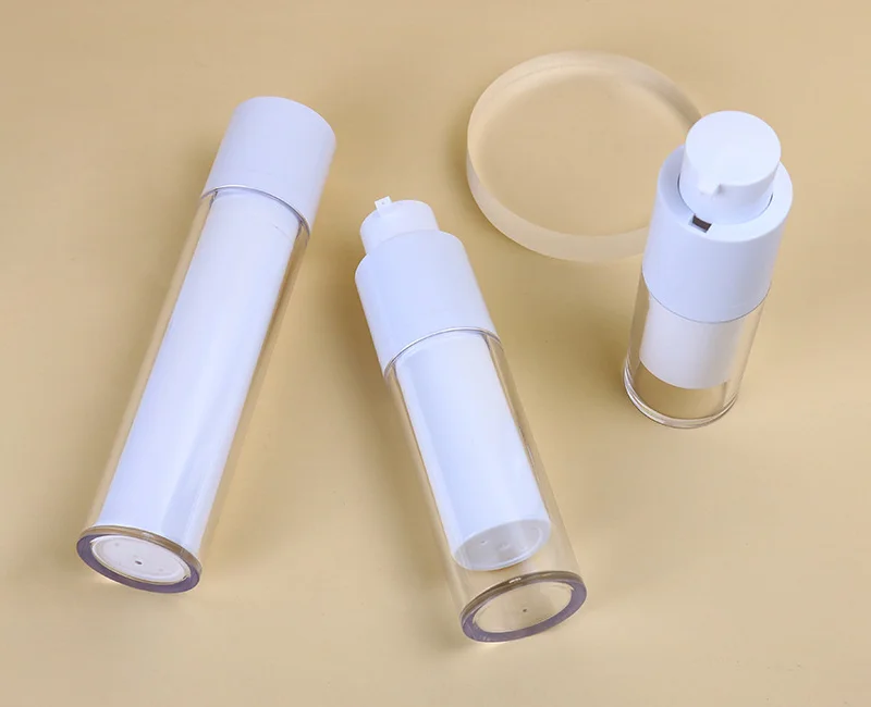 rotary airless pump lotion serum bottle