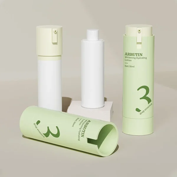 rotating pump vacuum bottle for cosmetic