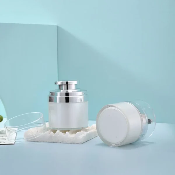 Luxury Face Cream Acrylic Airless Pump Jars Cosmetic Packaging - Image 3
