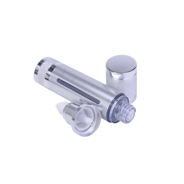 silver pump dispenser