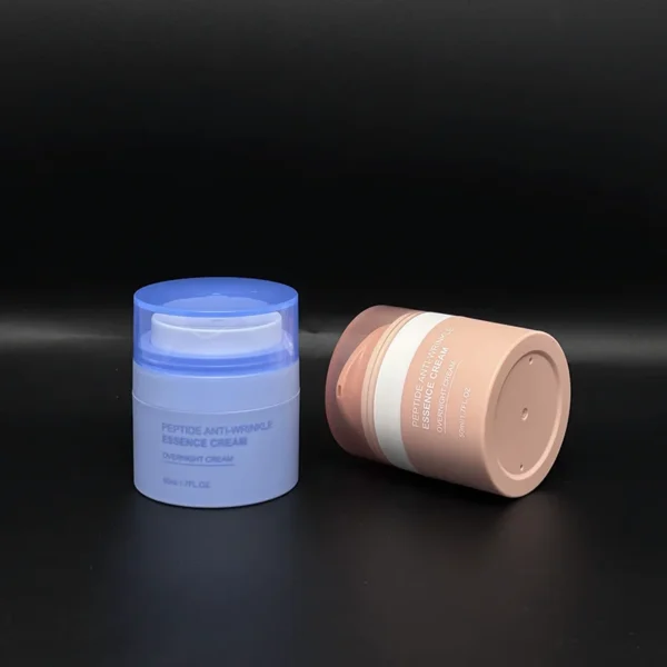 skincare airless cream jar