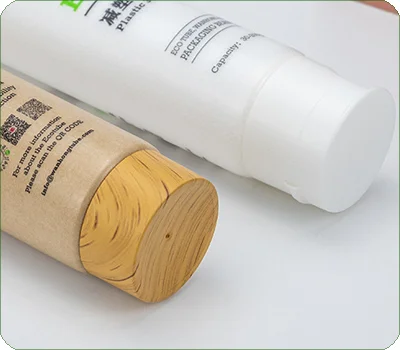 bamboo lid kraft paper packaging tube