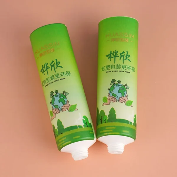 biodegradable hand cream green tube