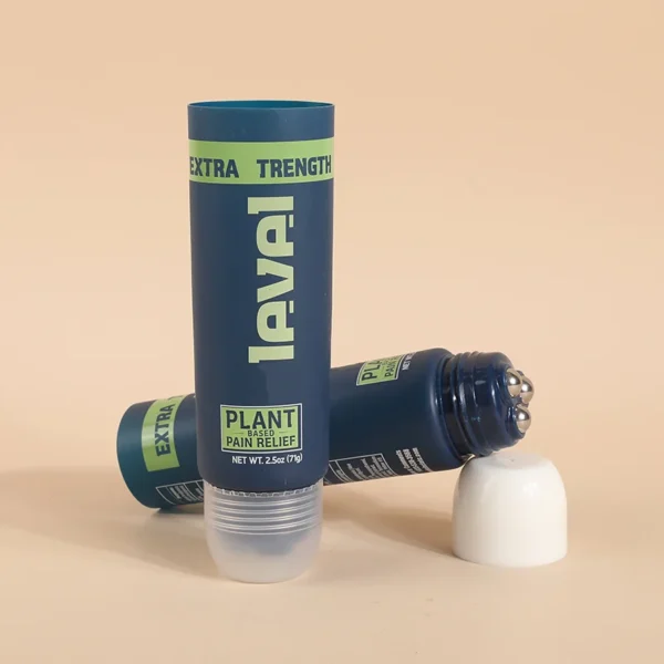 body lotion 3 roller ball massage tube