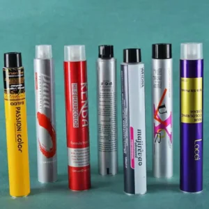 collapsible aluminium tube cosmetic packaging