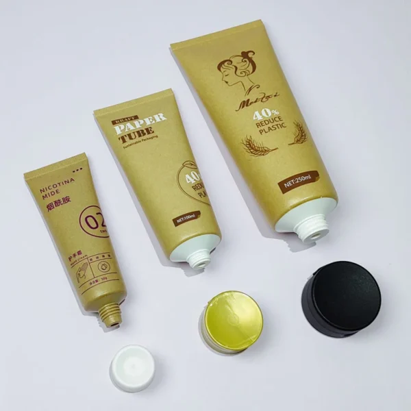 cosmetic eco friendly kraft paper tube packaging