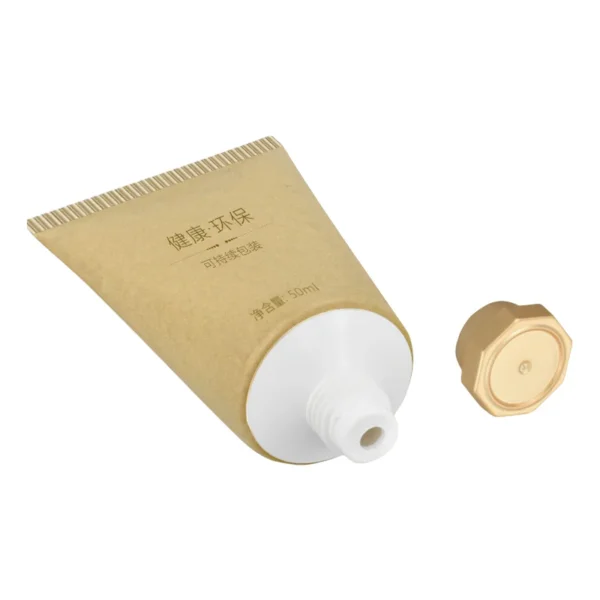 custom sustainable kraft paper squeeze tubes