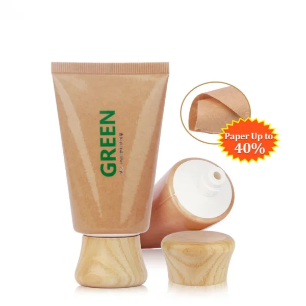 custom kraft paper cosmetic tubes