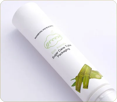 custom logo printed sugarcane tube