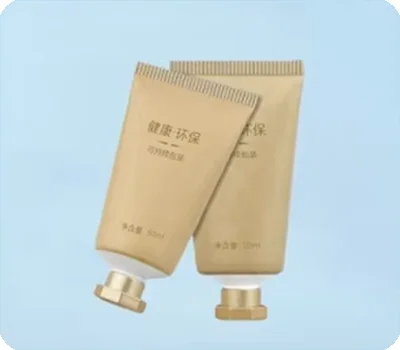 custom printed logo squeeze cosmetic tube