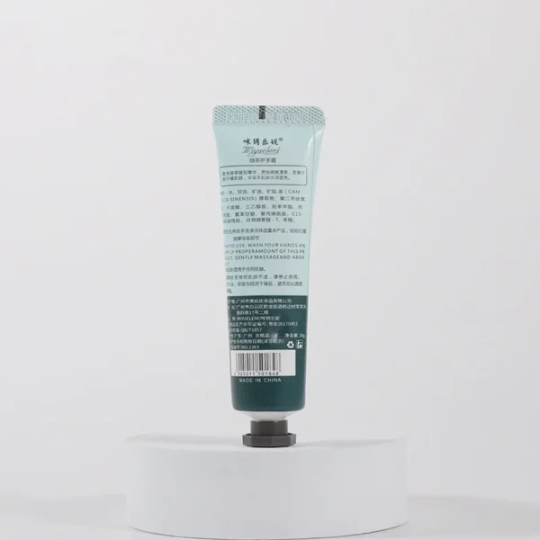 custom printing hand cream tube with screw on lid