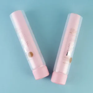 dual chamber face cream tube