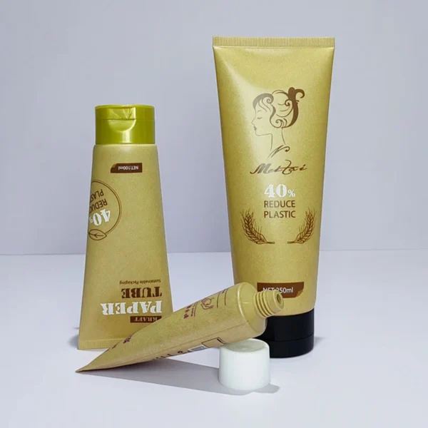 eco friendly kraft paper face cream tube