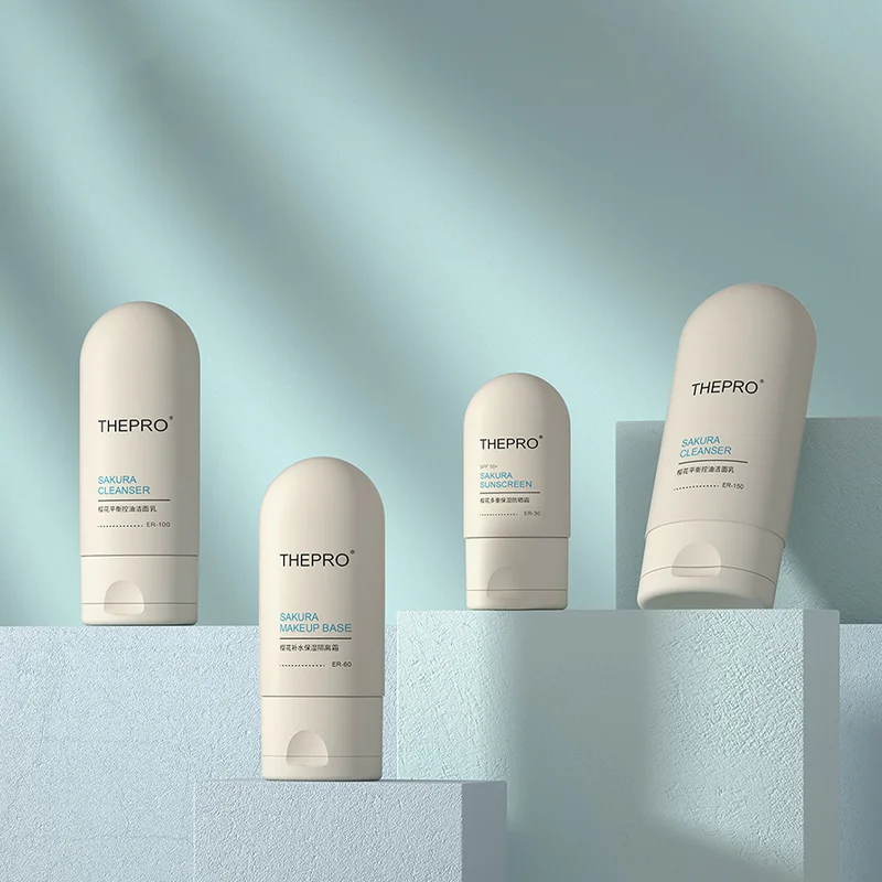 eco-friendly plastic squeeze cosmetic tubes