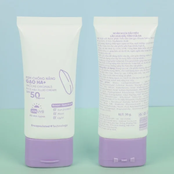 empty BB cream tube skincare packaging