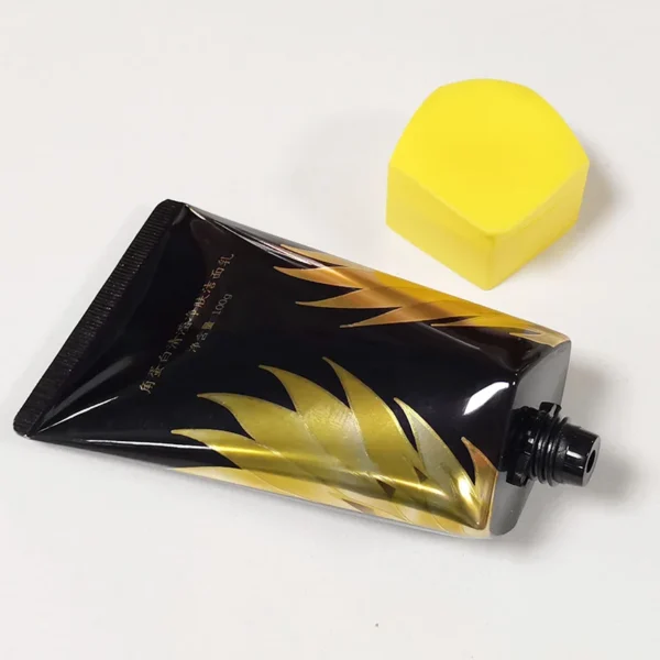 empty men's facewash tube