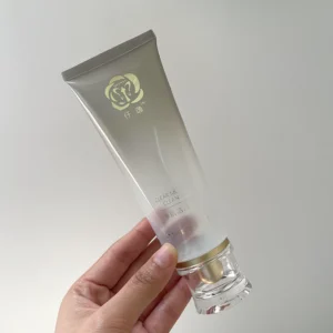 empty PE cosmetic squeeze tube