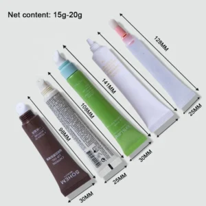 empty squeeze lipgloss tube