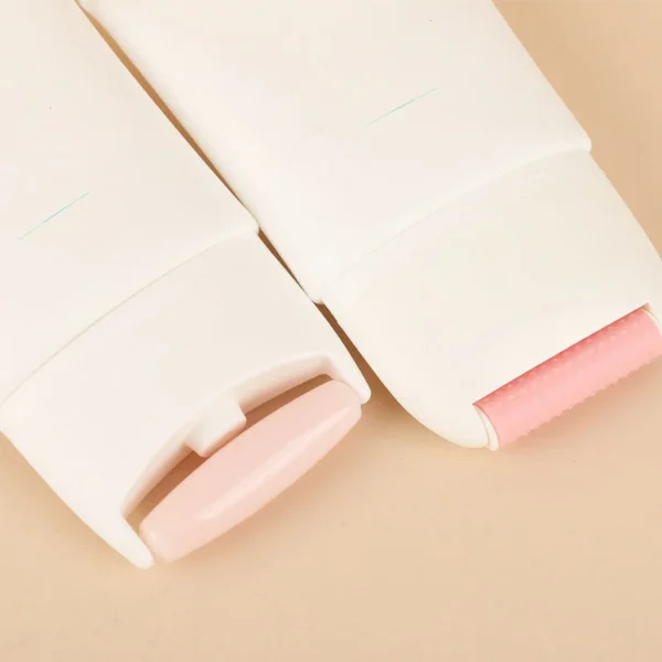 flat cosmetic plastic tube