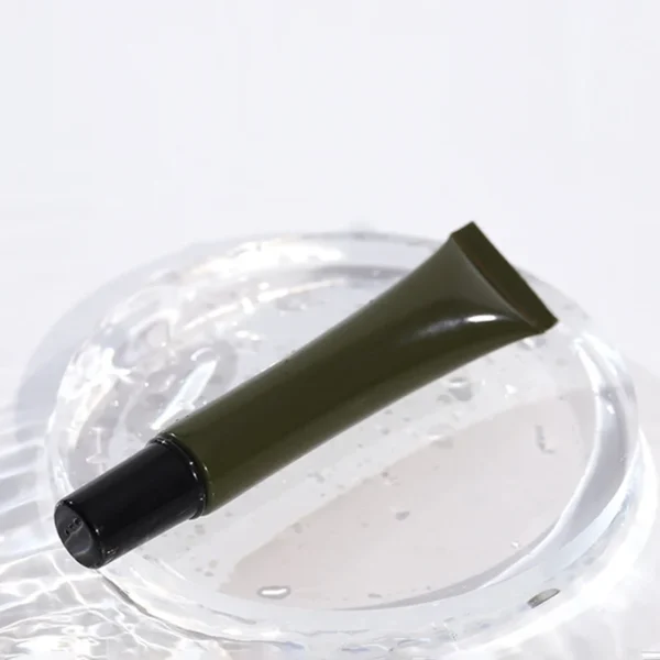 green PE squeeze eye cream tube