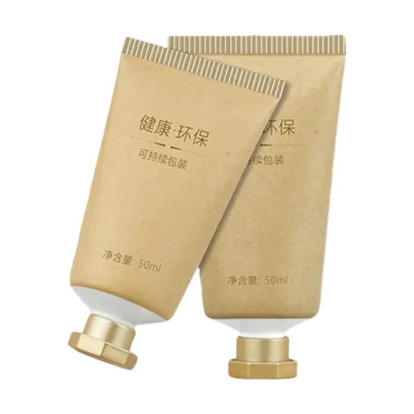 kraft paper skincare tube