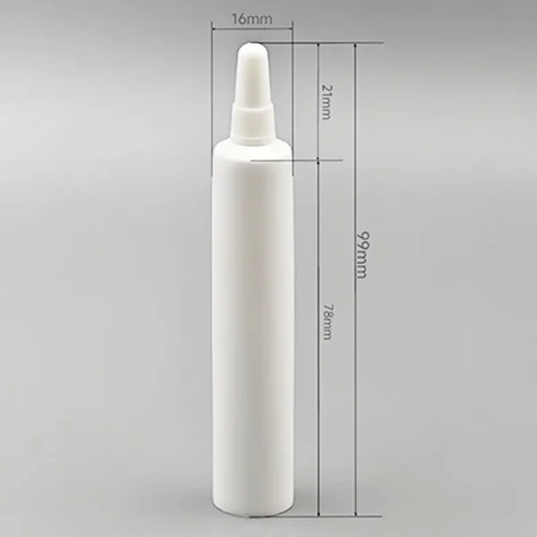 long PE plastic tube for hair care gel packaging