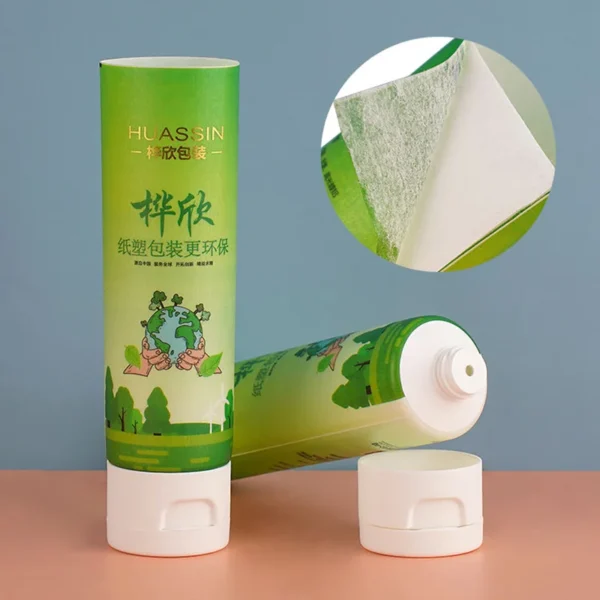 paper plastic biodegradable cosmetic tube