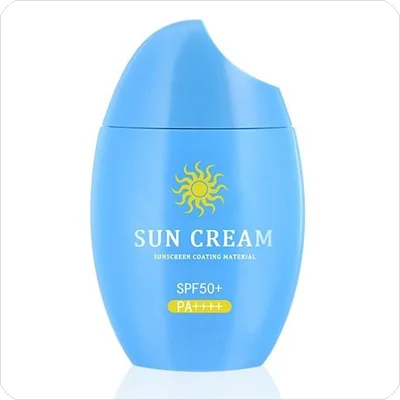 PE sunscreen lotion bottle