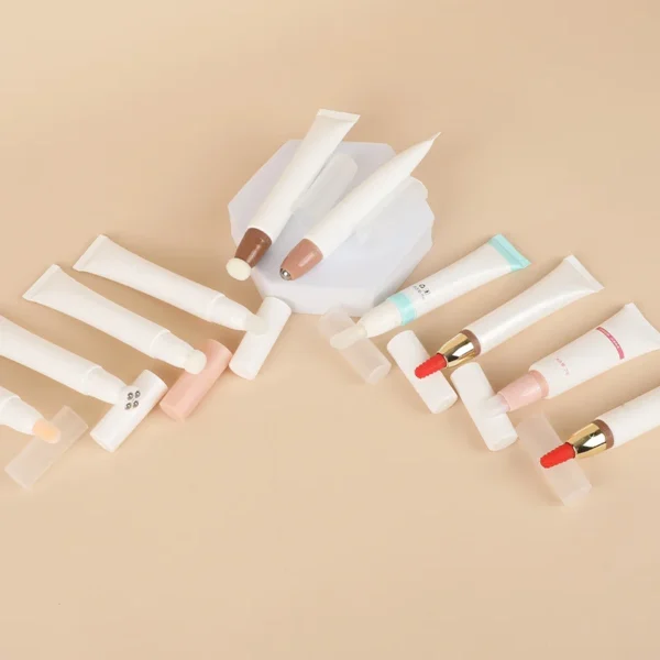 plastic squeeze tube with brush sponge applicator