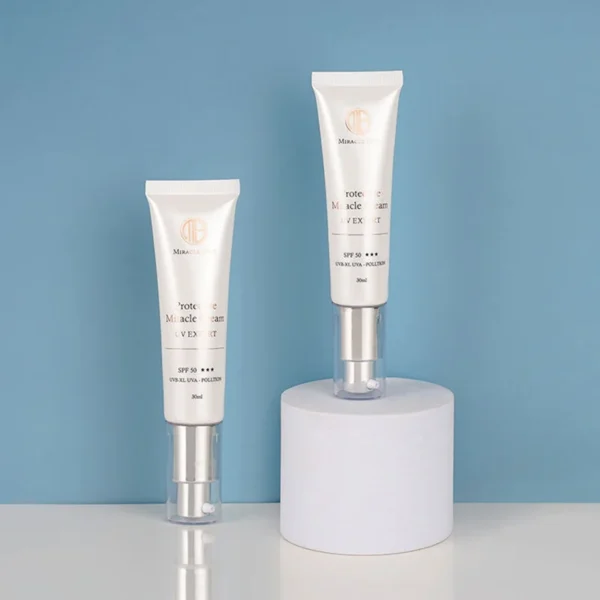 refillable pump makeup tube