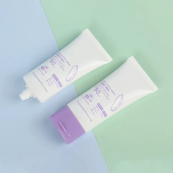 square skincare tube cosmetic packaging