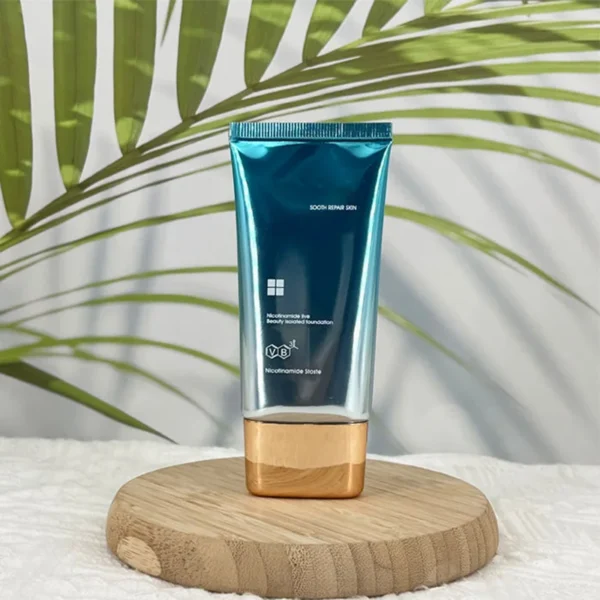 square sunscreen cream cosmetic tube