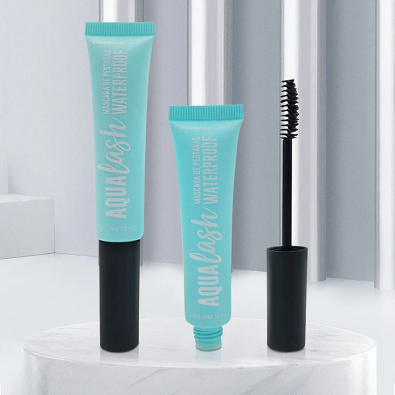 empty essence mascara tube with eyelash brush