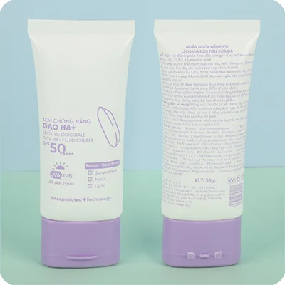 stable squeeze tube for cosmetic packaging
