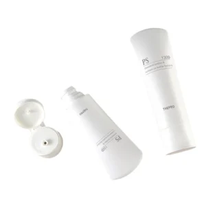 white cosmetic hand cream tube