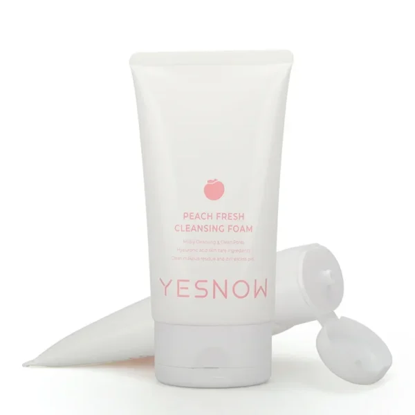 empty face wash packaging tube