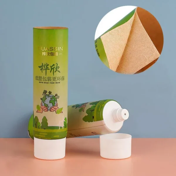 wrapping paper hand cream green tube