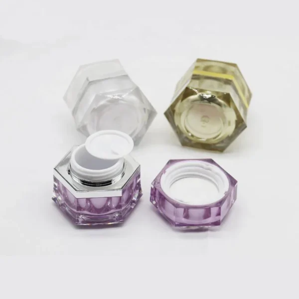 1 oz aesthetic acrylic jars