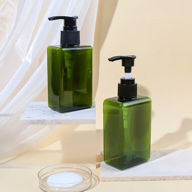 250ml plastic shampoo bottle