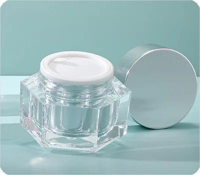 acrylic cosmetic jar with PP inner bowl