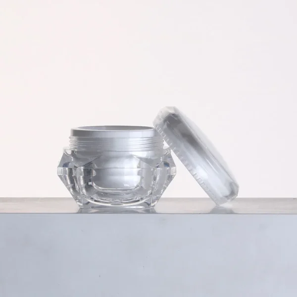 acrylic cosmetic jars with lids wholesale