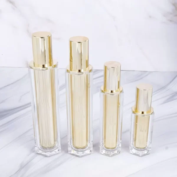 acrylic pump bottles