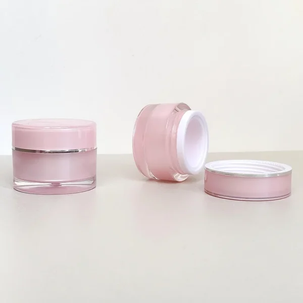 beauty containers double wall jars