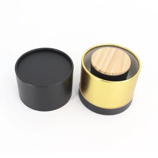 custom cylinder candle boxes